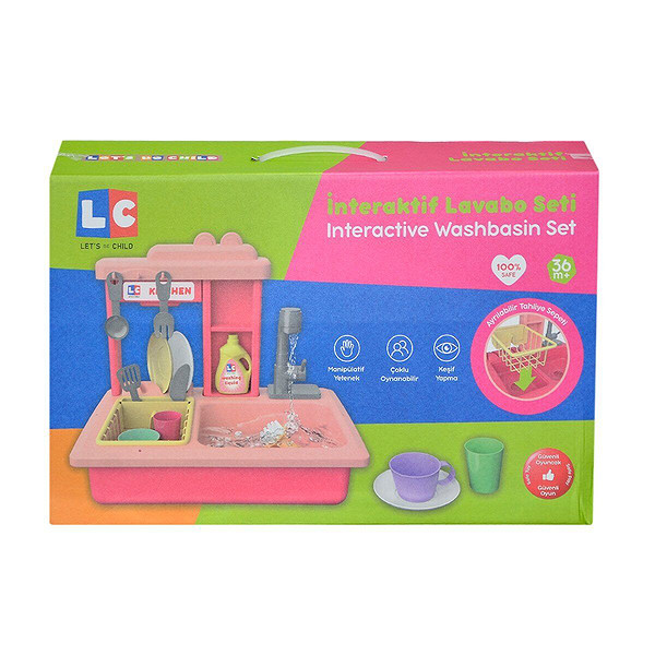 LC-30916 Let's Be Child - Pilli İnteraktif Lavabo Seti 21 Parça