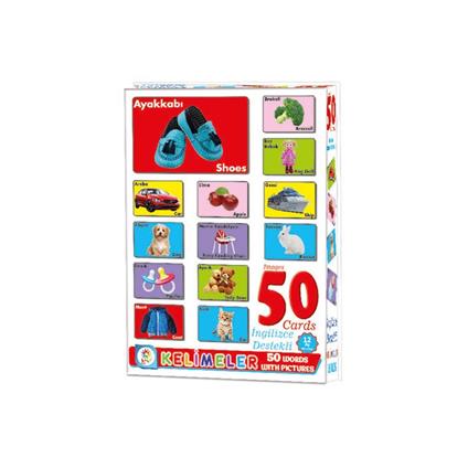 LC7179 Laço, Resimli 50 Kelime - İngilizce Destekli / +12 Ay