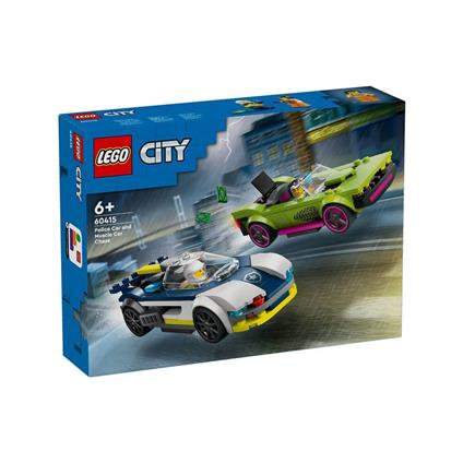 Lego® City Polis Arabası Ve Spor Araba Takibi 60415 6+ Yaratıcı Oyuncak Yapım Seti - 213 Parça