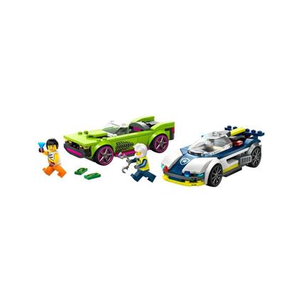 Lego® City Polis Arabası Ve Spor Araba Takibi 60415 6+ Yaratıcı Oyuncak Yapım Seti - 213 Parça