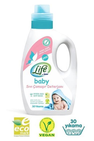 Life By Fakir Bitkisel Bazlı Bebek Sıvı Çamaşır Deterjanı 30 Yıkama 1500 ML
