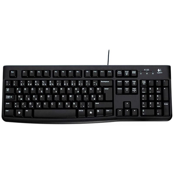 Logıtech K120 F Usb Klavye Sıyah 920-004163 Kablolu