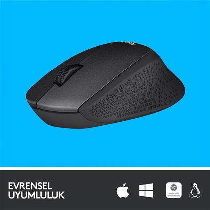 Logıtech M330 Sessiz Kablosuz Usb Optik Mouse Siyah 910-004909