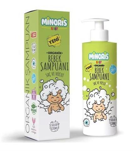 Minoris Baby Organik Bebek Saç Ve Vücut Şampuanı 400 Ml