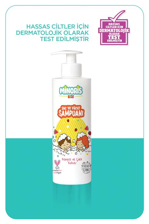 Minoris Kids Organik Saç Ve Vücut Şampuanı 400 Ml