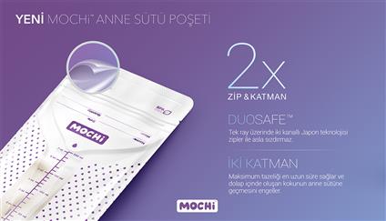 Mochi Anne Sütü Saklama Poşeti 120 Adet