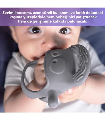 Mochi Diş Kaşıyıcı Gri