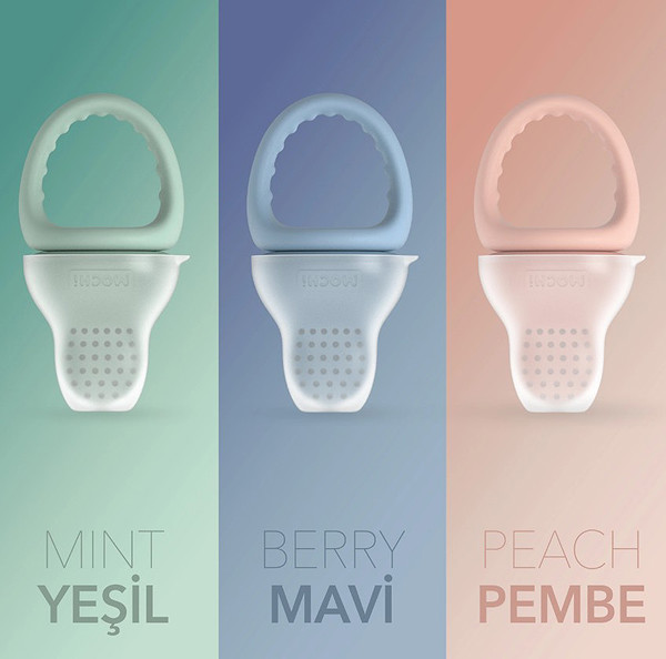 Mochi Pop-Up Meyve Sebze Gıda Emziği Sky