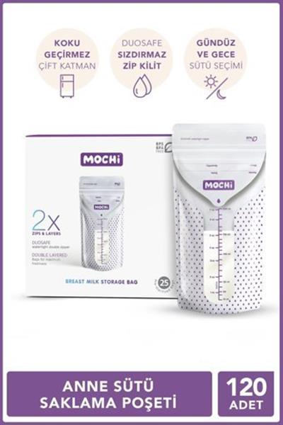 Mochi Anne Sütü Saklama Poşeti 120 Adet