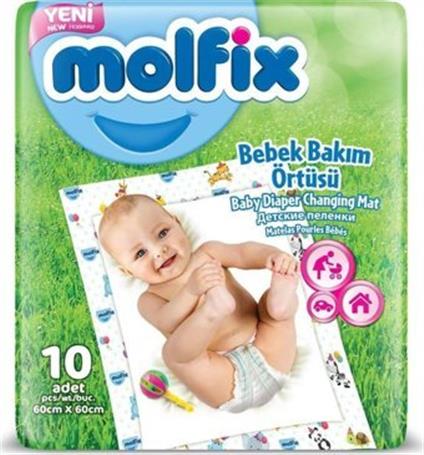 Molfix Bebek Bakım Örtüsü 60X60 10 Adet