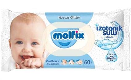 Molfix Hassas Ciltler Izotonik Sulu Mendil 60'Lı