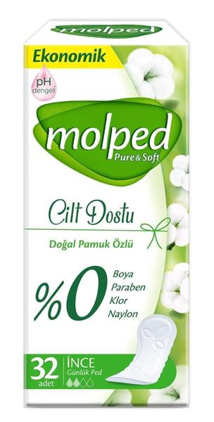 Molped Pure&Soft Cilt Dostu Ped Eko 32 Adet