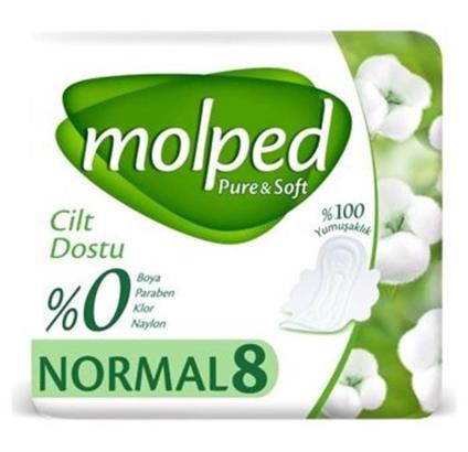Molped Pure&Soft Normal Ped 8 Adet