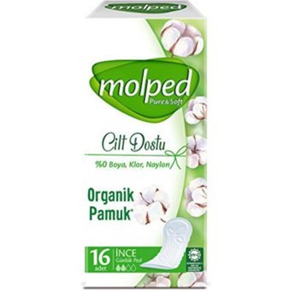 Molped Pure&Soft İnce Günlük Ped 16 Adet