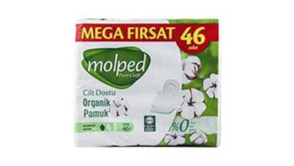 Molped Pure & Soft Organik İnce 46'Lı Hijyenik Ped 1 Adet