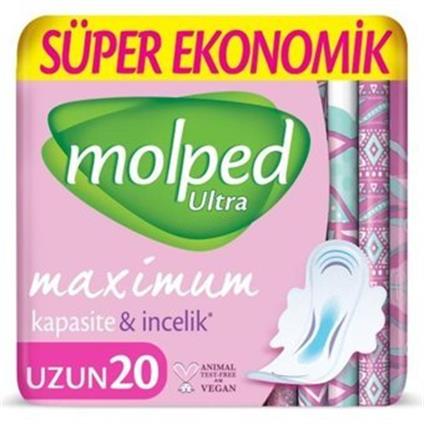 Molped Ultra Anatomik Uzun Ped Süper Eko 20 Adet