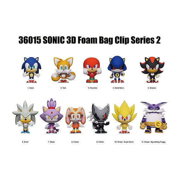 Mono 36015 Monogram Sonic Klipsli Figür Seri 2 24LÜ Display