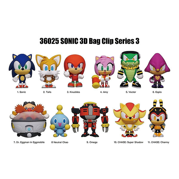 Mono 36025 Monogram Sonic Klipsli Figür Seri 3 24LÜ Display