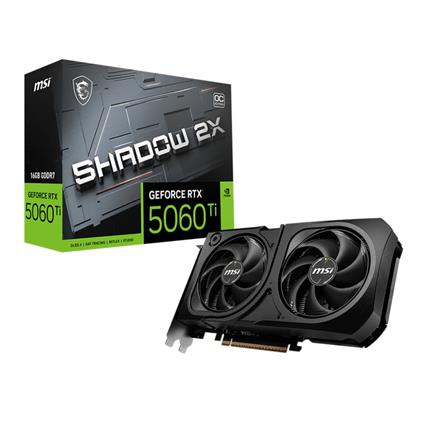 Msı Geforce Rtx5060tı 16G Shadow 2X OC Plus 16GB Gddr7 128Bıt 1Xhdmı 3Xdp Ekran Kartı