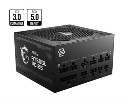 Msı Mag A750GL Pcıe5 750W 80+ Gold Power Supply