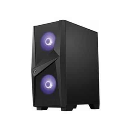 Msı Mag Forge 100M Temperlı Cam 2X120MM 1X120MM Argb Fan Psu Yok Gamıng Siyah Kasa