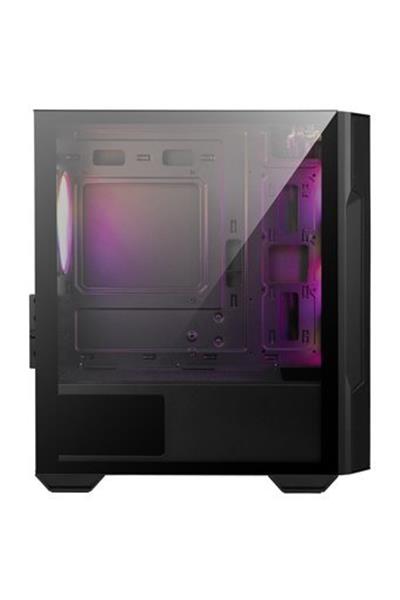 Msı Mag Forge M100R Temperlı Cam Argb 3X120MM 1X120MM Psu Yok Matx Gamıng Kasa
