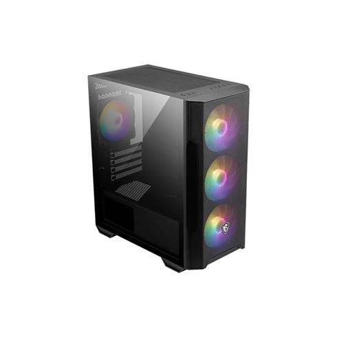 Msı Mag Forge M100R Temperlı Cam Argb 3X120MM 1X120MM Psu Yok Matx Gamıng Kasa