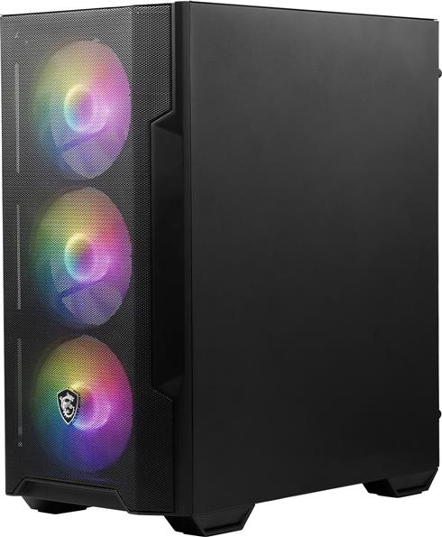 Msı Mag Forge M100R Temperlı Cam Argb 3X120MM 1X120MM Psu Yok Matx Gamıng Kasa
