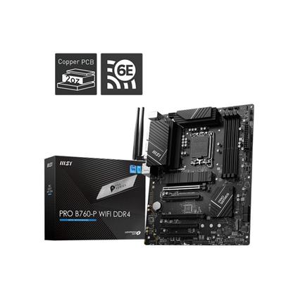 Msı Pro B760-P Wıfı Ddr4 4000Mhz 1Xhdmı 1Xdp 2XM.2 Usb 3.2 Atx 1700P (12. / 13. VE 14. Nesil İşlemci Uyumlu)