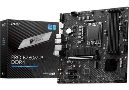 Msı Pro B760M-P Ddr4 4600Mhz 1Xhdmı 1Xdp 2XM.2 Usb 3.2 Atx 1700P (12. / 13. VE 14. Nesil İşlemci Uyumlu)