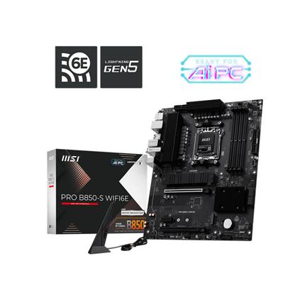 Msı Pro B850-S Wıfı6e Ddr5 8200MT/S 1Xhdmı 1Xdp 2XM.2 AM5 Atx (Amd AM5 9000/8000/7000 Serileri İle Uyumlu)