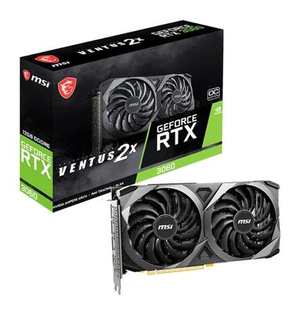 Msı Geforce Rtx3060 Ventus 2X 12G OC 12GB Gddr6 192Bıt 1Xhdmı 3Xdp Ekran Kartı