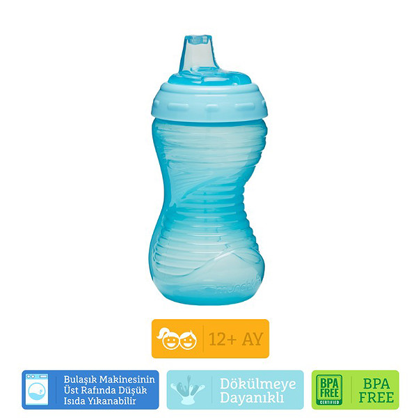 Munchkin Might Grip Alıştırma Bardağı 296Ml 9Ay+ Mavi