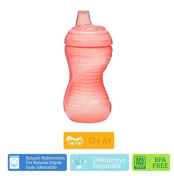 Munchkin Might Grip Alıştırma Bardağı 296Ml 9Ay+ Pembe