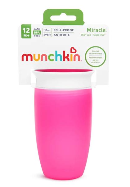 Munchkin Mucize 360° Alıştırma Bardağı 12 Ay+ 296 Ml 90316 Pembe