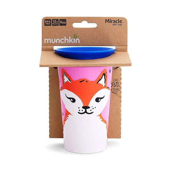 Munchkin Mucize 360° Wildlove Alıştırma Bardağı 12 Ay+ 266 Ml Tilki