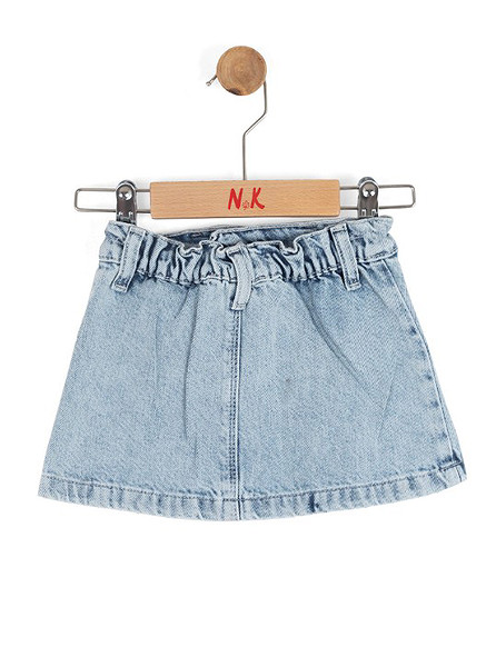 NK Pileli Etek 51701 Mavi