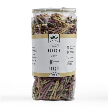 Og Natural Karışık Sebzeli Ev Eriştesi 350 Gr Gurme Makarna