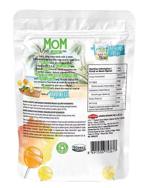 OG Natural Mom Organik Lolipop Tropikal