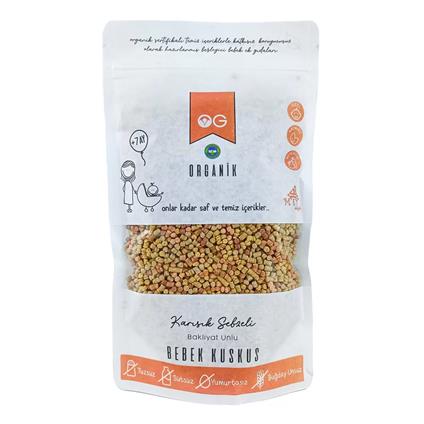 OG Natural Organik Sebzeli Bakliyat Bebek Kuskusu 250G +6 Ay