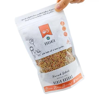 OG Natural Organik Sebzeli Bakliyat Bebek Kuskusu 250G +6 Ay
