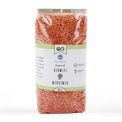 OG Natural Organik Kırmızı Mercimek 900 Gr