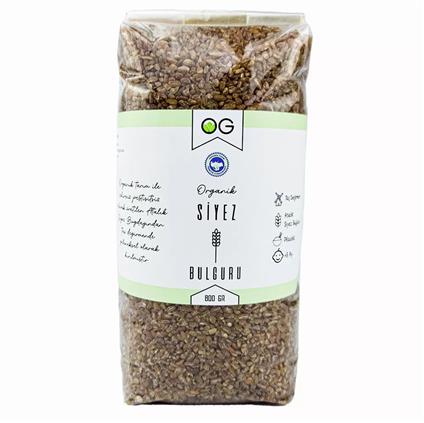 OG Natural Organik Pilavlık Siyez Bulguru 800 G Tam Tahıl