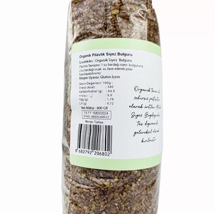 OG Natural Organik Pilavlık Siyez Bulguru 800 G Tam Tahıl
