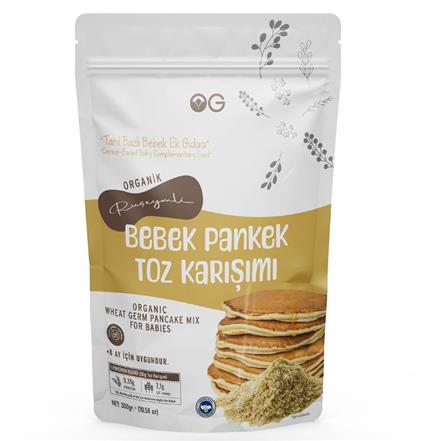 OG Natural Organik Ruşeymli Bebek Pankek Karışımı 300Gr +8 Ay