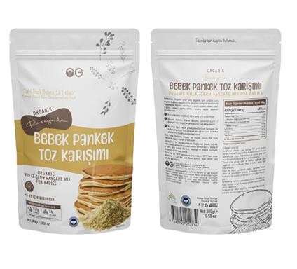 OG Natural Organik Ruşeymli Bebek Pankek Karışımı 300Gr +8 Ay