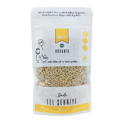 OG Natural Organik Sade Tel Şehriye 180 Gr Bebek Ek Gıdası +6 Ay