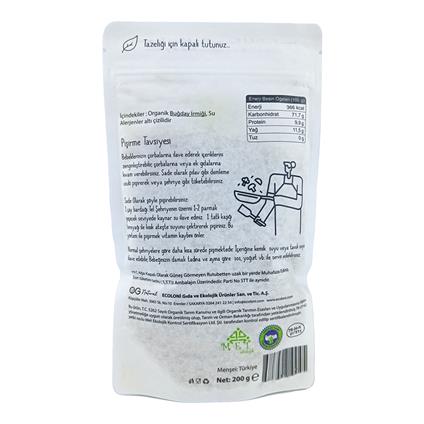 OG Natural Organik Sade Tel Şehriye 180 Gr Bebek Ek Gıdası +6 Ay