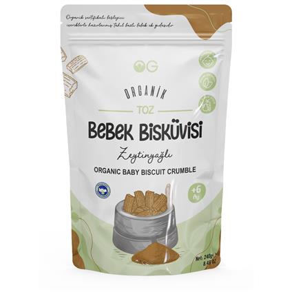 OG Natural Organik Toz Bebek Bisküvisi 240 Gr 6+ Ay