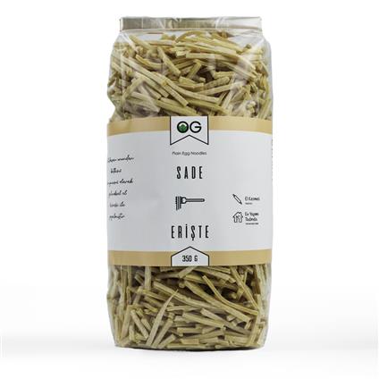 OG Natural Sade Erişte 350 G El Yapımı Gurme Makarna